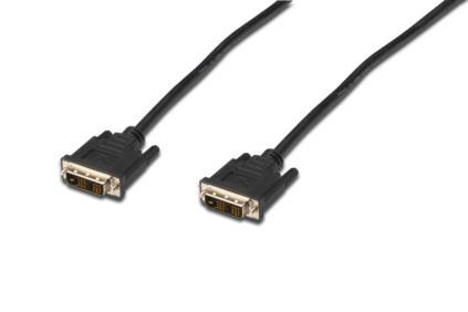 ASSMANN DVI-D SingleLink Connection Cable DVI-D (18+1) M/DVI-D (18+1) M 3m black
