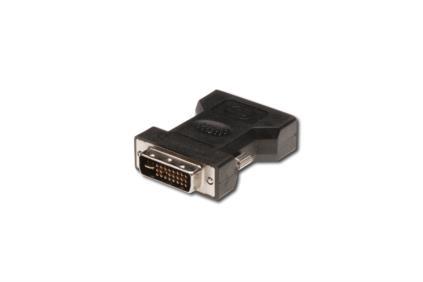 ASSMANN DVI-I DualLink Adapter DVI-I (24+5) M (plug)/DSUB15 F (jack) black