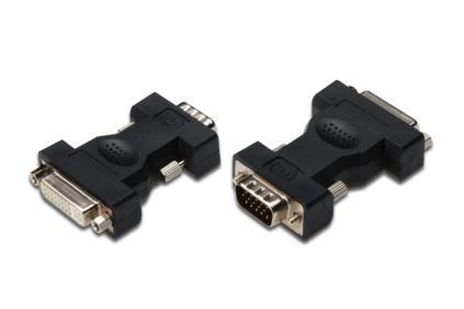ASSMANN DVI-I DualLink Adapter DVI-I (24+5) F (jack)/DSUB15 M (plug) black