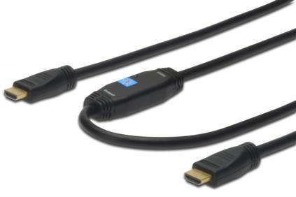 HDMI kabel Digitus 2x samec typ A, 15m s/1.4, ÄernÃ½ 10m