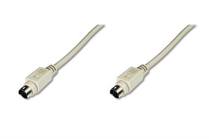 ASSMANN PS2 Connection Cable miniDIN6 M (plug)/miniDIN6 M (plug) 2,0m grey