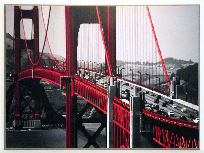 Cars Crossing the Golden Gate Bridge, San Francisco, 81X61