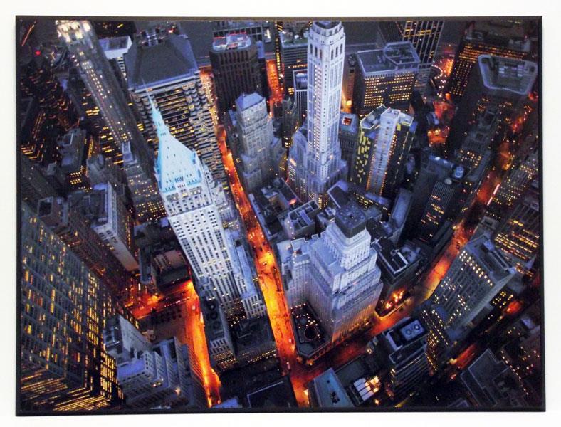 Aerial view of Wall Street, 81X61