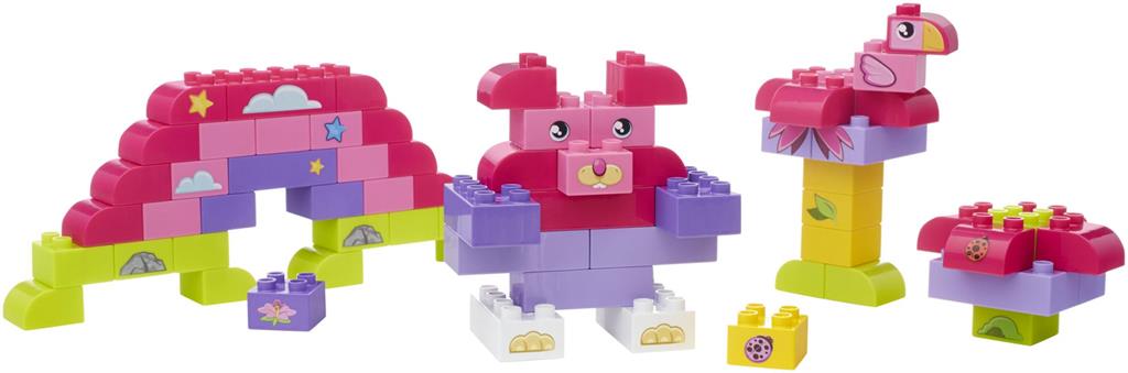MBL Mini blocks box 60 pcs. purple Junior Builders