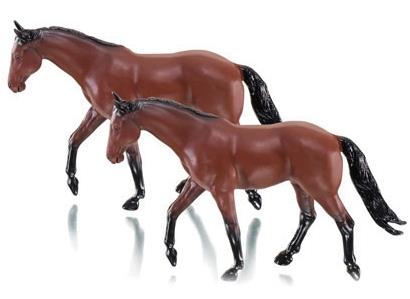Siku accessories, horses in scale 1:32