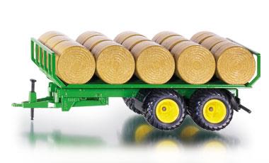 Siku accessories, trailer with straw bales in 1:32 scale