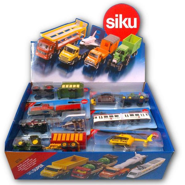 Siku series 16 in display