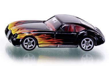 Siku series 13 car with flames