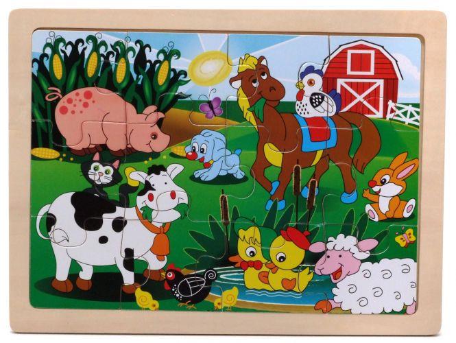 WOODEN JIGSAW PUZZLE IN THE FRAME 414252