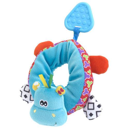 Baby's plush toy Ring Hippo