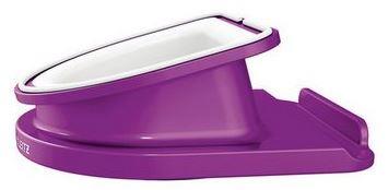 Rotary stand for iPad/tablet, Leitz Complete, violet