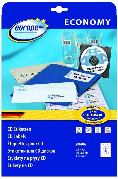25 PCS/PKG General use labels: AZ ECONOMY E100 CD Q117