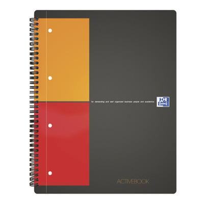 Spiral notebook Activebook A5+, graph paper