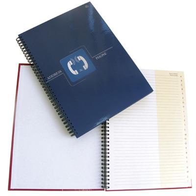 Thumb-indexed notebook: 2/3A4 spiral