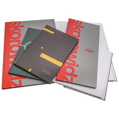 Thumb-indexed notebook: A-4 200 pages sewn binding, hardback