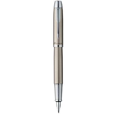 Fountain pen: PARKER IM BRUSHED METAL CT