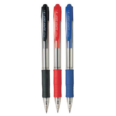 Ballpoint pen: Super Grip blue