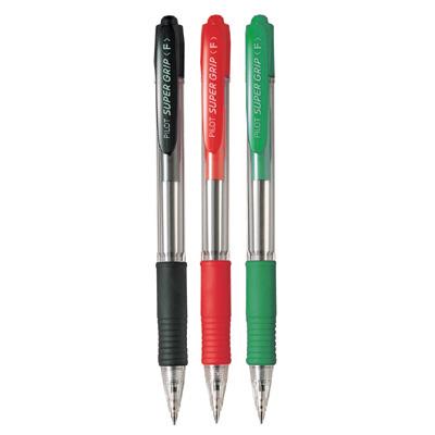 Ballpoint pen: Super Grip green