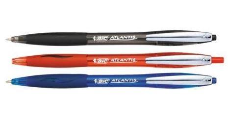 Ballpoint pen: Atlantis Metal Clip blue