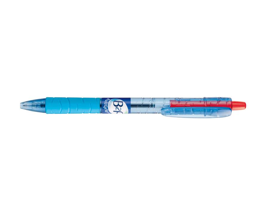Ballpoint pen: oil cartridge B2P ball grip red
