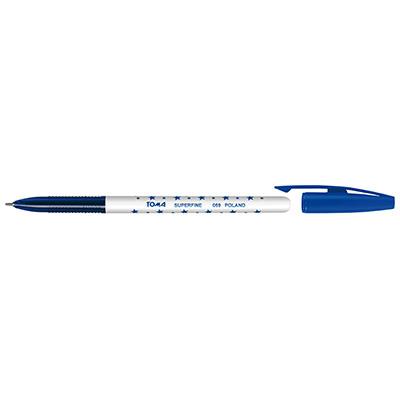 ballpoint pen: SUPERFINE star pattern â blue