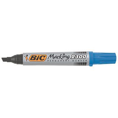 Permanent Marker: 2300 blue chisel tip
