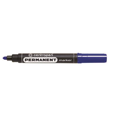 Permanent marker: Centropen blue (10) 8566 bullet point, 8576 chisel tip