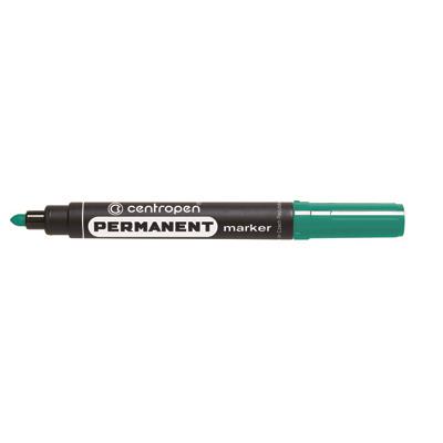 Permanent marker: Centropen green (10) 8566 bullet point, 8576 chisel tip