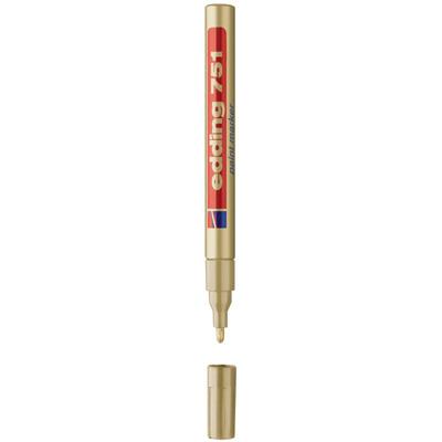 Paint marker, tip: 1-2mm golden
