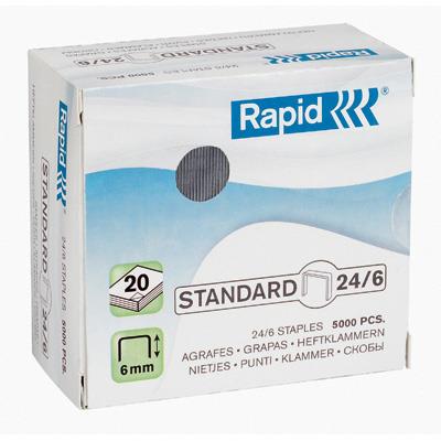 5000 PCS/PKG Staples: Rapid Standard 24/6 5M