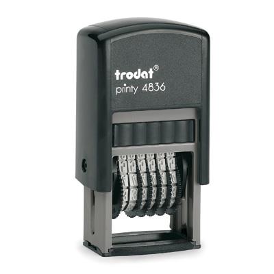 Numbering machine: TRODAT 4836 6/3.8mm