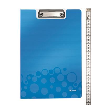 Clipboard with a cover: Leitz WOW, blue