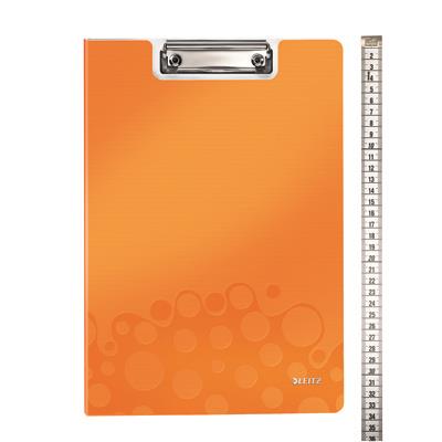 Clipboard with a cover: Leitz WOW, orange
