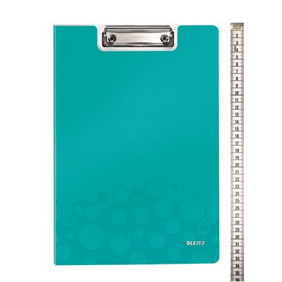 Clipboard with a cover: Leitz WOW, turquoise