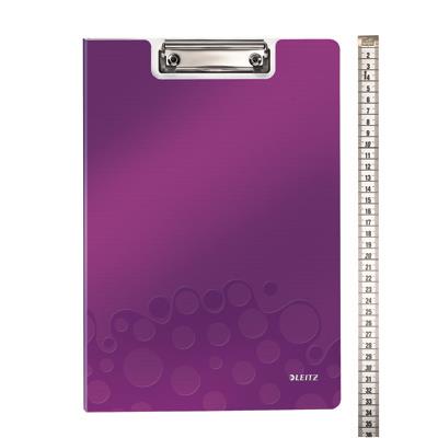 Clipboard with a cover: Leitz WOW, violet