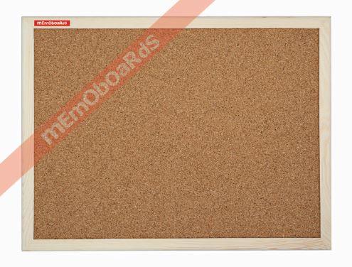 Cork board, wooden frame, dimensions: 90x60 cm