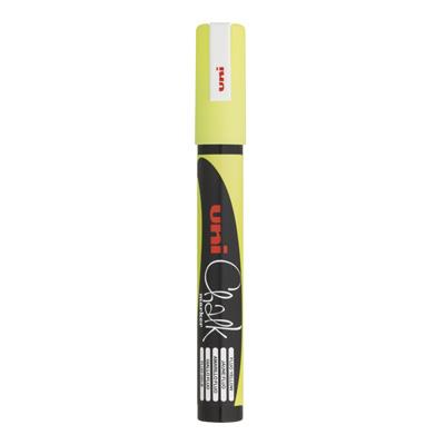 Chalk marker pen: CHALK PWE-5M yellow UNI