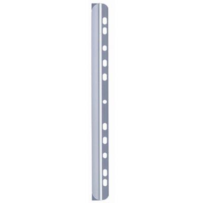 50 PCS/PKG Spine binder clips 1-60 sheets with a binder perforation - transparen