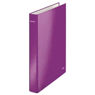 Ring binder: WOW Leitz A4 4DR/25mm, violet