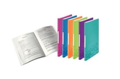 Display book: 20 sheets, PP Leitz WOW, green