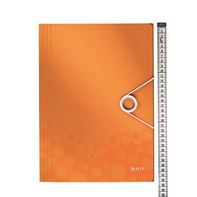 Project file: with a band fastener, PP Leitz WOW, 15 mm, orange