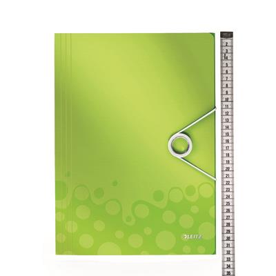 Project file: with a band fastener, PP Leitz WOW, 15 mm, green