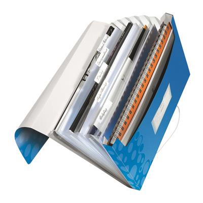 Project file with 6 expanding compartments: PP Leitz WOW, orange