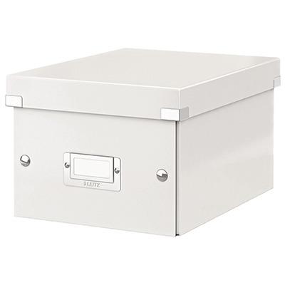 Storage and transportation box: medium size, Leitz, white
