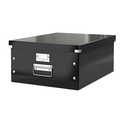 Storage and transportation box: large size, Leitz, black