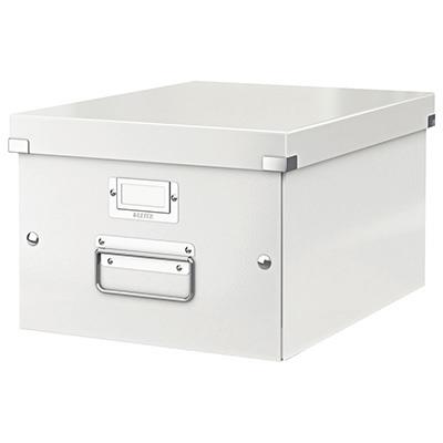 Storage and transportation box: large size, Leitz, white