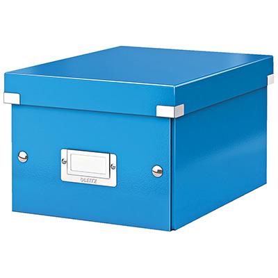 Storage and transportation box: Leitz C&S, small size, WOW blue