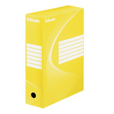 Archiving boxes: 100 mm, yellow