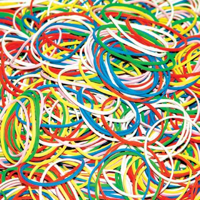 Rubber bands, colour mix â package W â 1000 g â zb1
