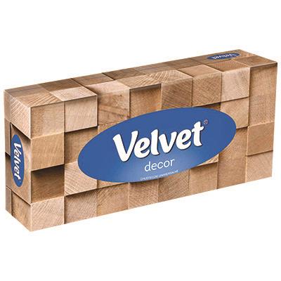 Multi-purpose tissues: Velvet, 70 pcs in a flat box